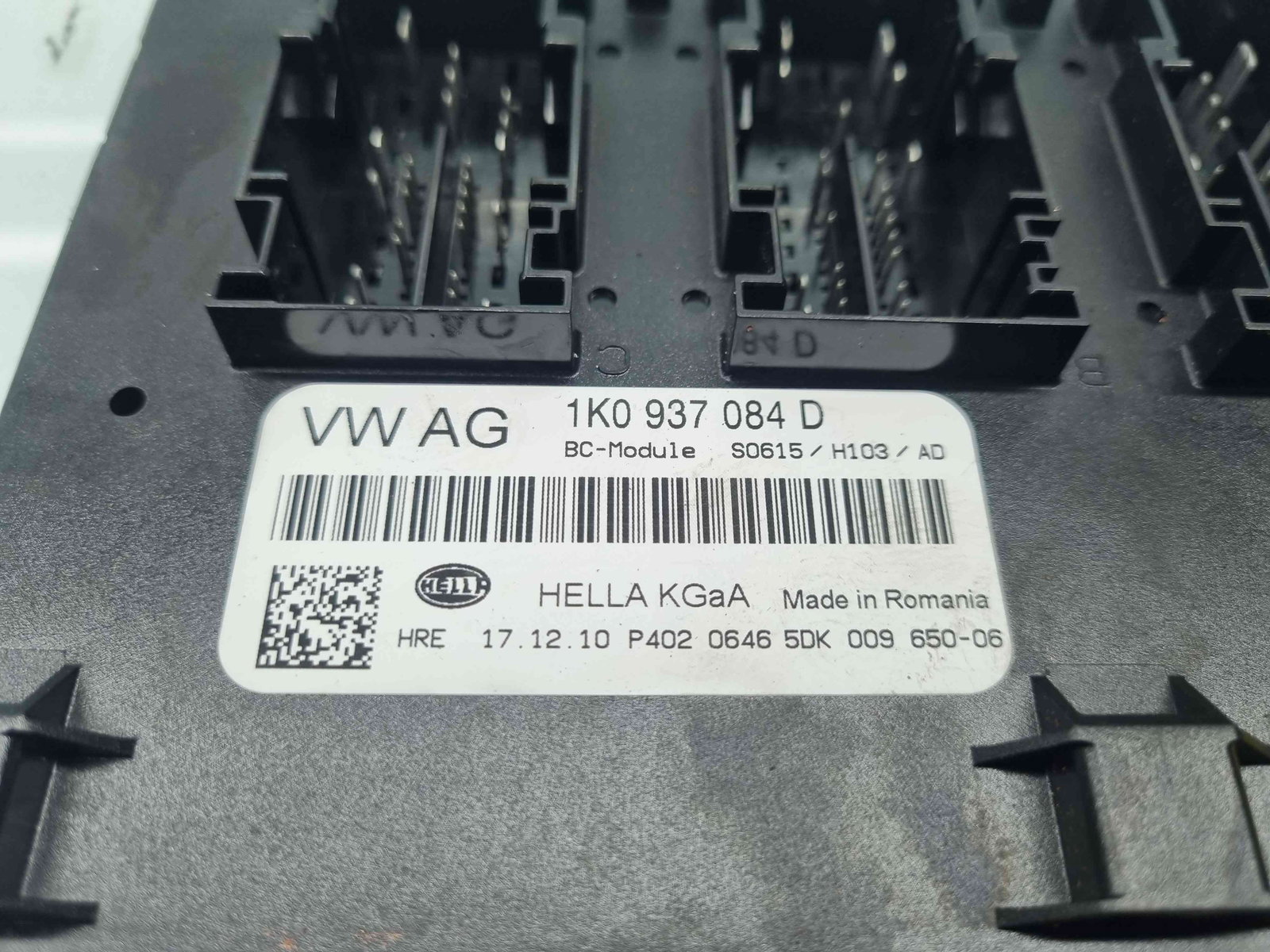 Modul confort Volkswagen Golf 6 (5K1) [Fabr 2009-2013] 1K0937084D - imagine 5