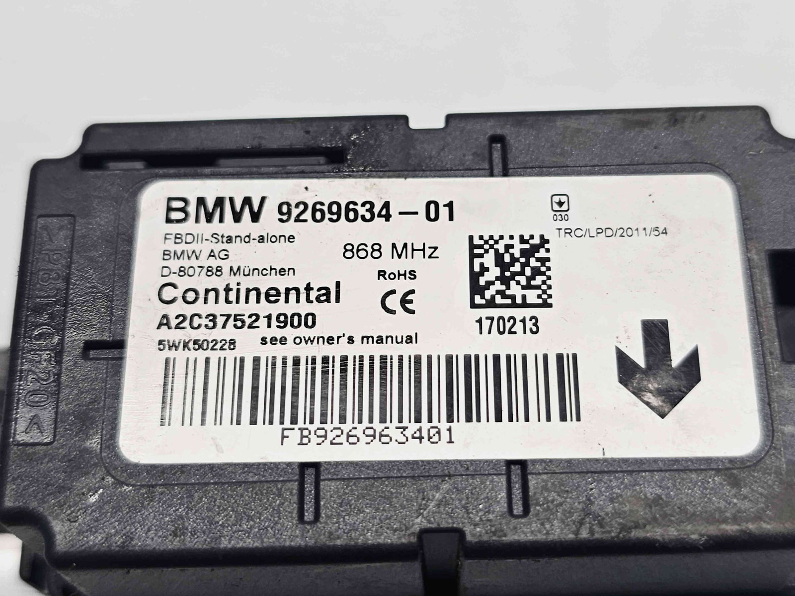 Modul confort Bmw 1 (F21) [Fabr 2012-2017] 9269634-01 - imagine 2