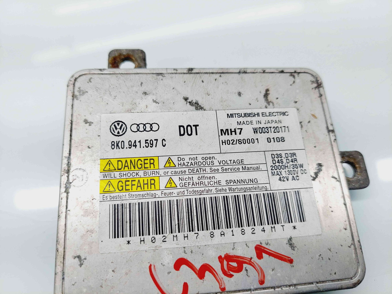 Modul control lumini Audi A4 (8K5, B8) Avant [Fabr 2008-2015] 8K0941579C - imagine 4