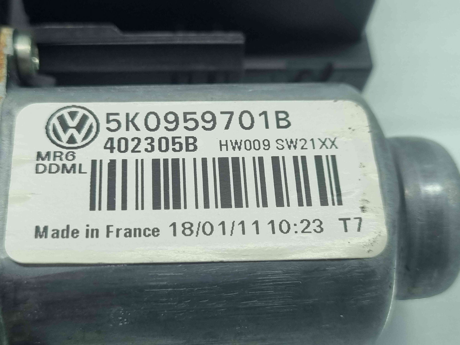 Motoras geam dreapta fata Volkswagen Golf 6 (5K1) [Fabr 2009-2013] - imagine 5