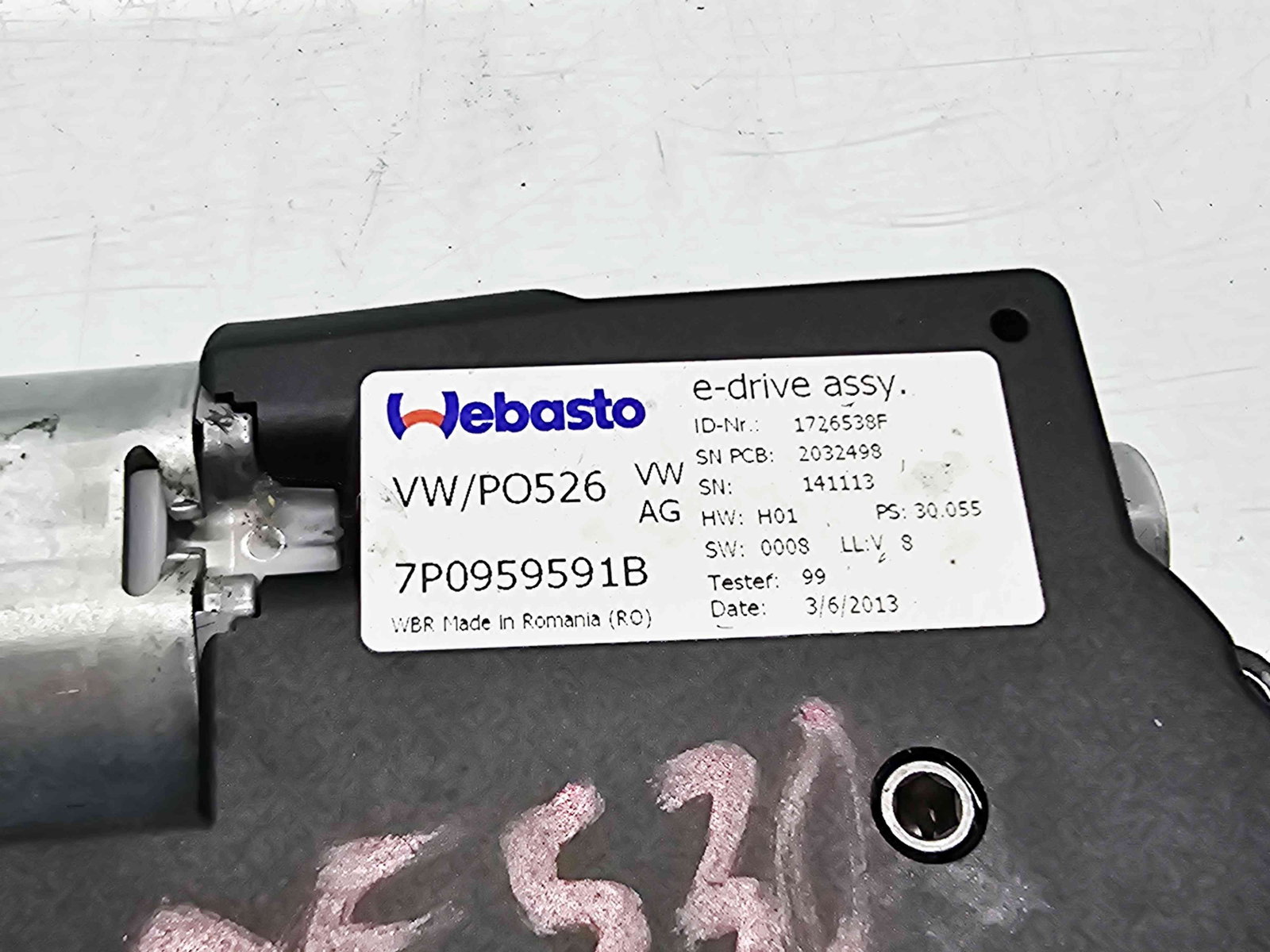 Motoras trapa PORSCHE Cayenne (92A) [Fabr 2010-2017] - imagine 2