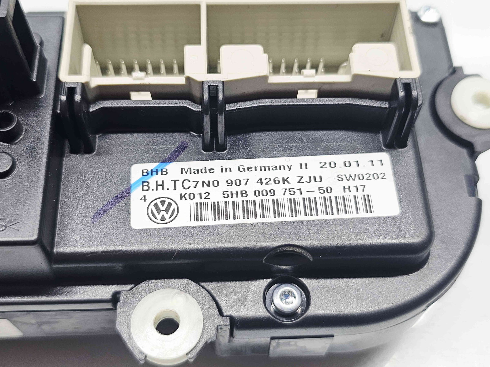 Panou comanda clima Volkswagen Golf 6 (5K1) [Fabr 2009-2013] 7N0907426K - imagine 4