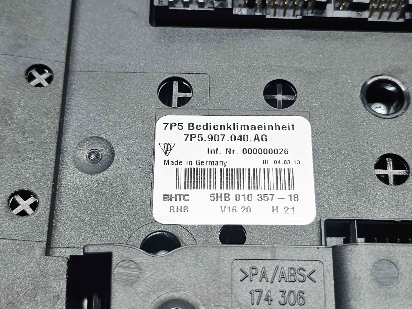 Panou comanda clima PORSCHE Cayenne (92A) [Fabr 2010-2017] 7P5907040AG - imagine 5