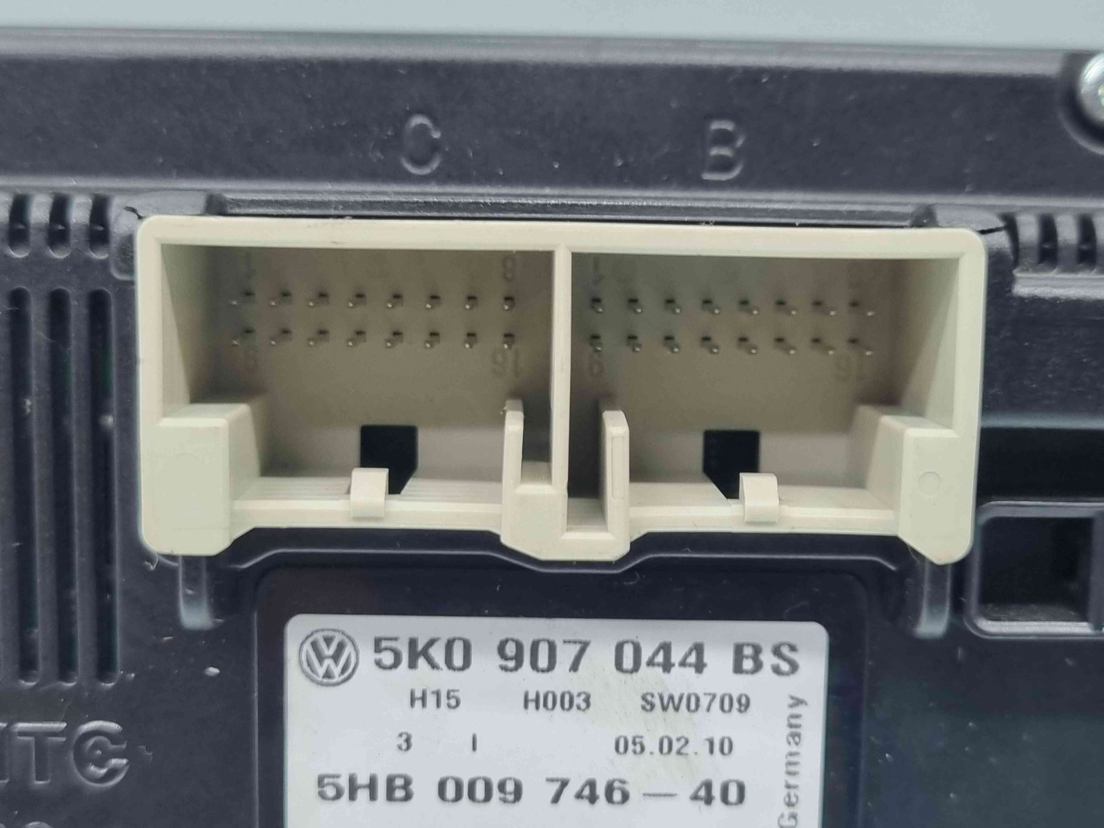 Panou comanda clima Volkswagen Golf 6 (5K1) GTD [Fabr 2009-2013] 5K0907044 - imagine 9
