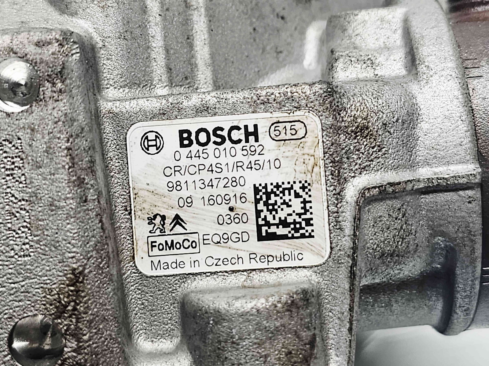 Pompa inalta presiune Ford Fiesta 6 facelift [Fabr 2008-2019] 9811347280 / 0445010592 1.5 TDCI UGJC 70KW / 95CP - imagine 5