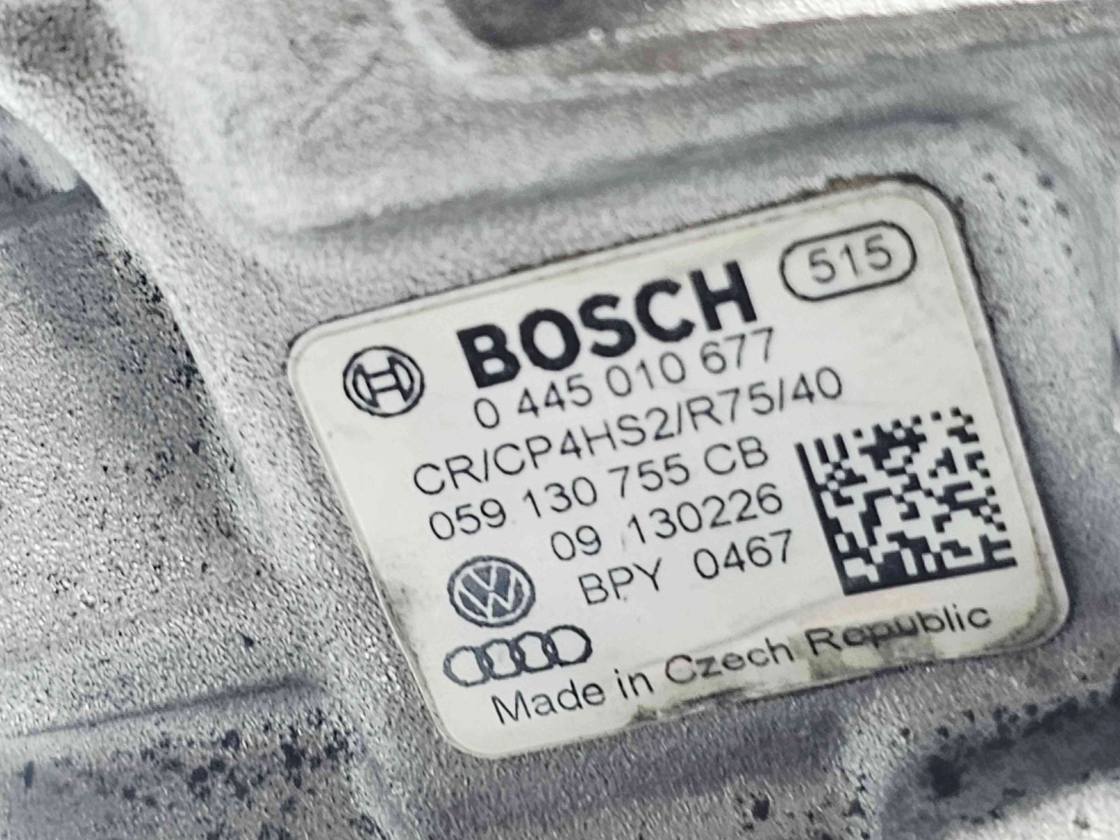 Pompa inalta presiune PORSCHE Cayenne (92A) [Fabr 2010-2017] 059130755CB / 0445010677 3.0 TDI CRCA 180KW / 245CP - imagine 3