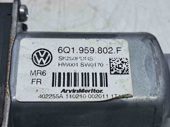Motoras geam stanga fata Skoda Fabia 2 Combi (5J, 545) [Fabr 2007-2014] 6Q1959802F