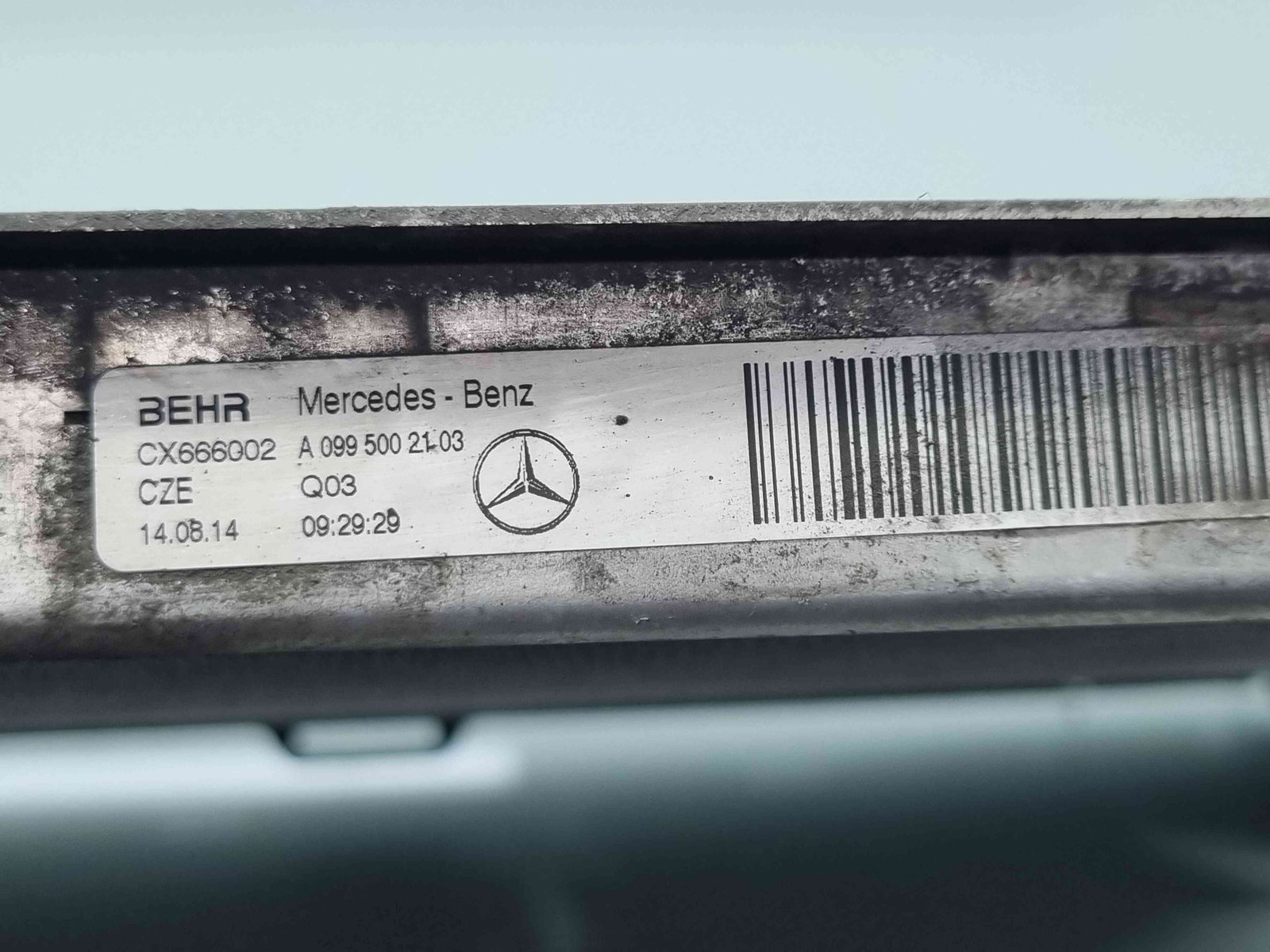 Radiator apa Mercedes Clasa C Combi (S205) [Fabr 2015-prezent] A0995002103 2.2 CDI 651921 150KW / 204CP - imagine 5