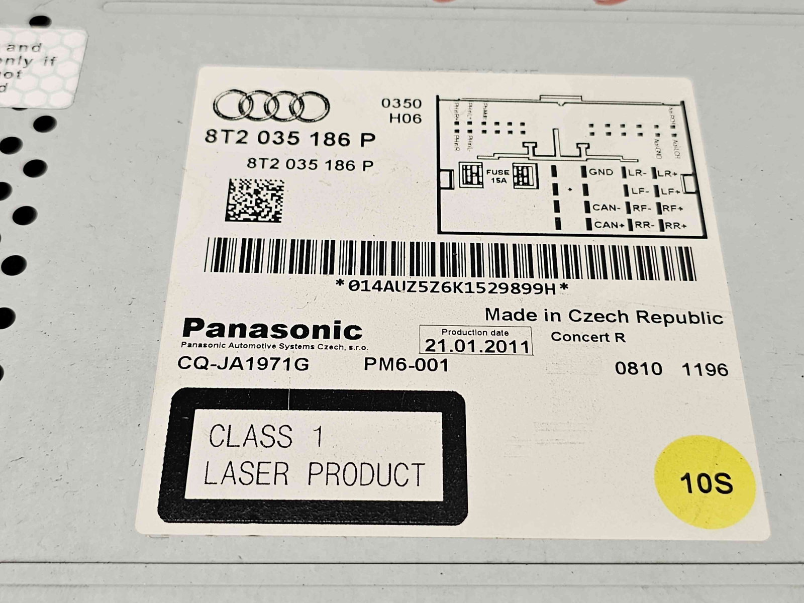 Radio CD Audi Q5 (8RB) [Fabr 2008-2016] S-line 8T2035186P - imagine 5