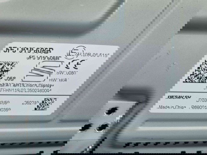  Radio CD cu navigatie Seat Ibiza 6 (KJ1) Facelift [Fabr 2017-prezent] 5FJ919606B