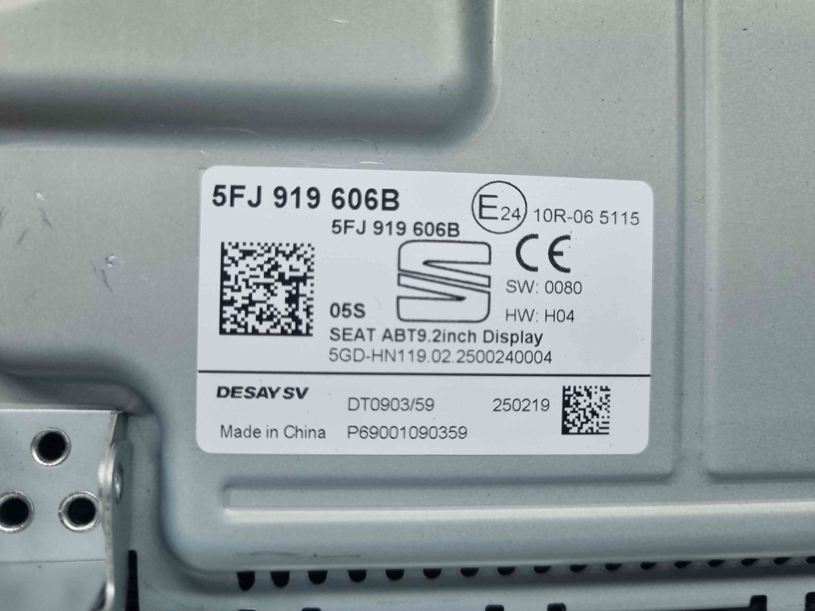 Radio CD cu navigatie Seat Ibiza 6 (KJ1) Facelift [Fabr 2017-prezent] 5FJ919606B - imagine 8