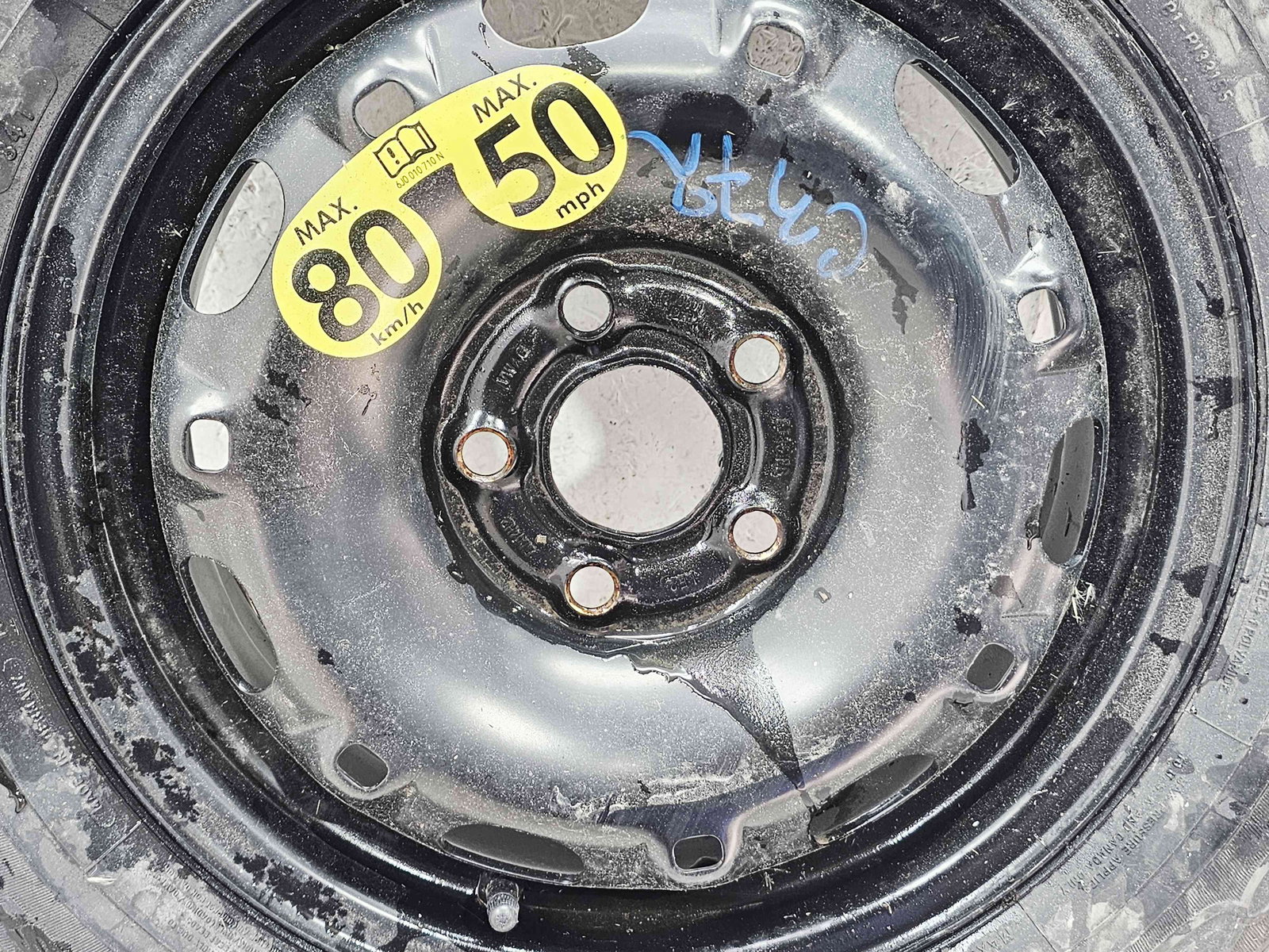 Roata rezerva Seat Ibiza 5 (6J5) [Fabr 2008-2017] - imagine 4