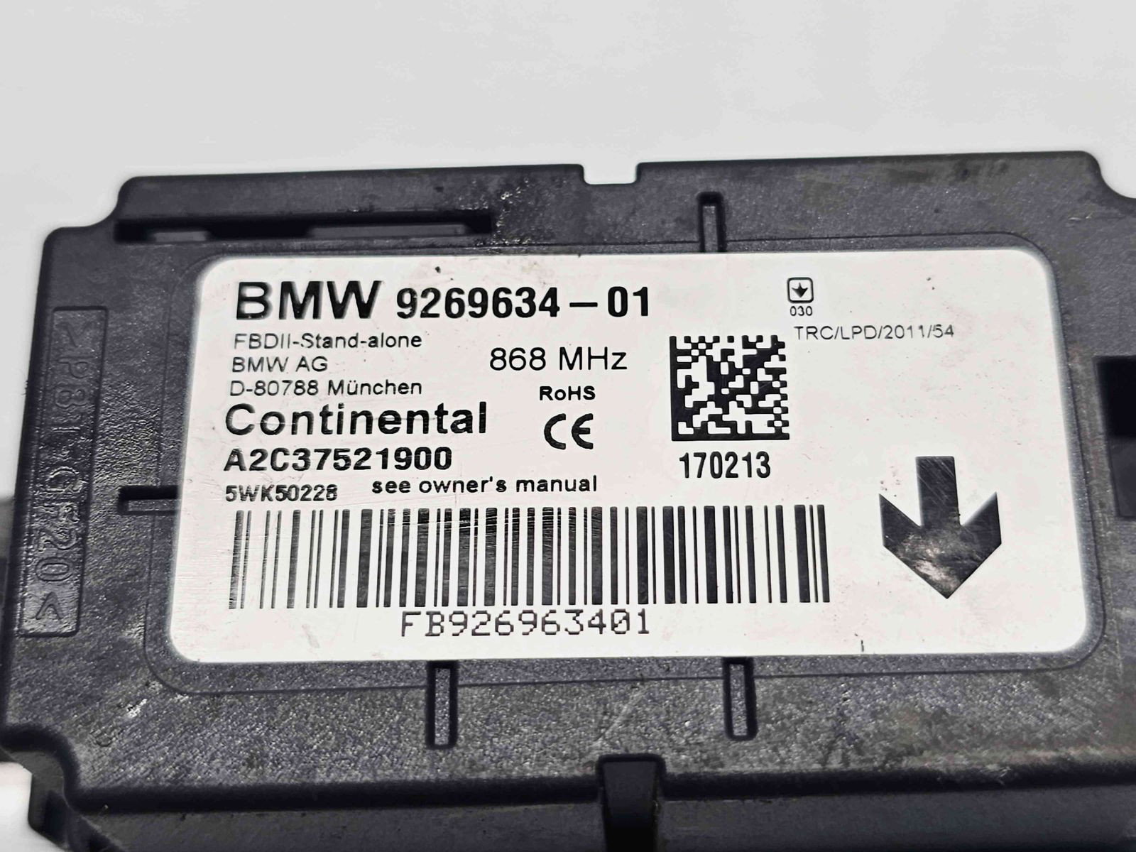 Modul confort Bmw 3 (F30) [Fabr 2012-2017] 9269634-01 - imagine 4