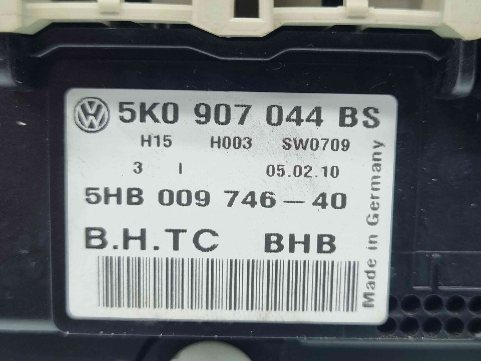 Panou comanda clima Volkswagen Tiguan (5N) [Fabr 2007-2016] 5K0907044 - imagine 2