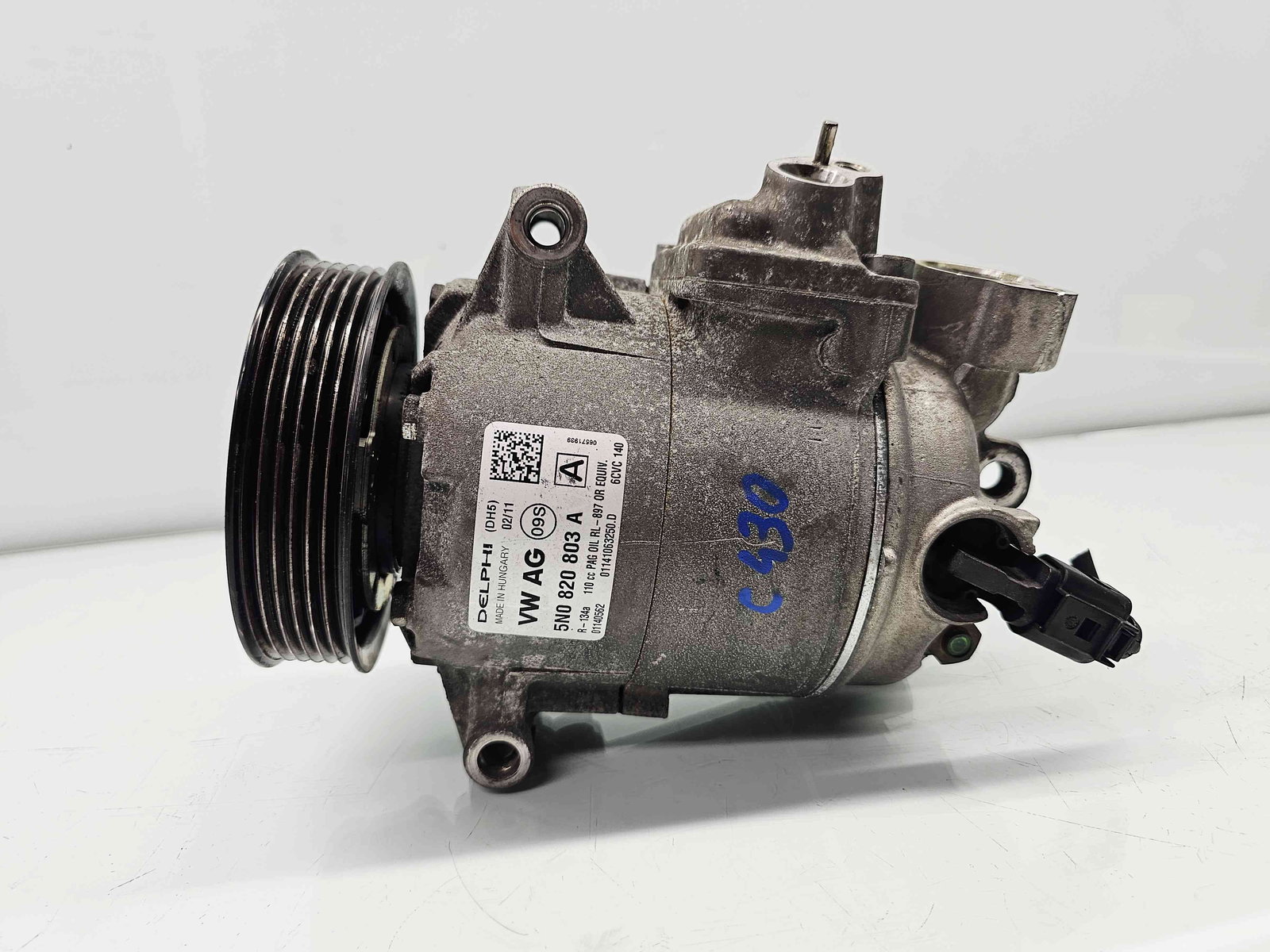 Compresor clima Volkswagen Golf 6 (5K1) [Fabr 2009-2013] 5N0820803A 1.6 TDI CAYC 77KW / 105CP - imagine 2