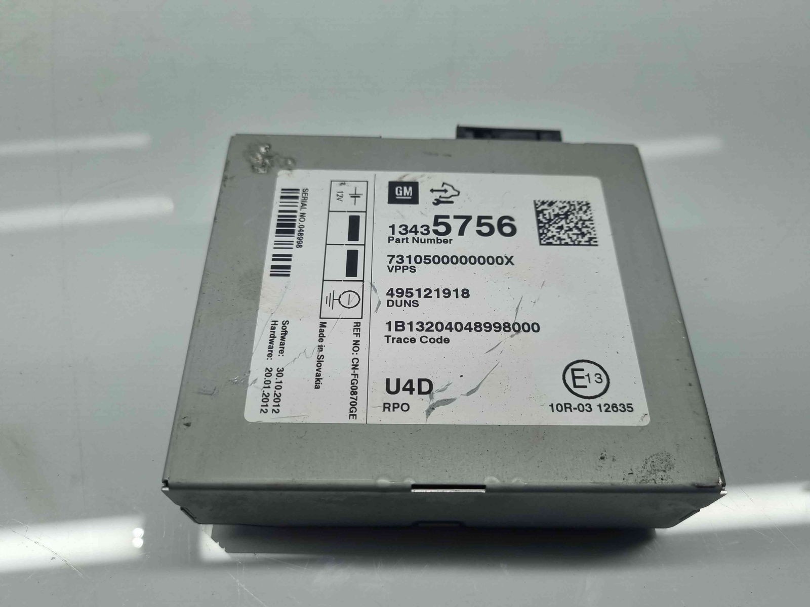 Modul confort Opel Mokka [Fabr 2012-2019] 13435756 - imagine 1