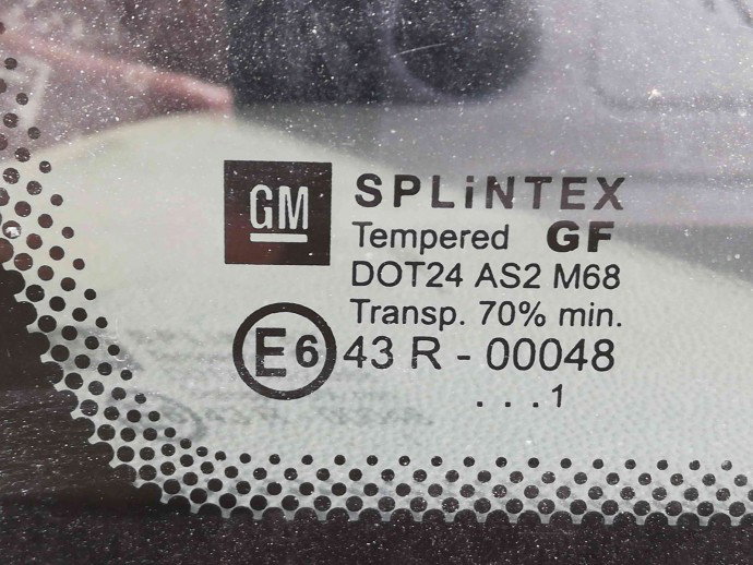 Geam fix usa stanga spate OEM Opel Corsa C (F08, F68) [Fabr 2000-2005] 1.2 cdti 
