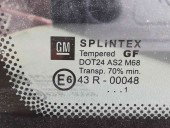 Geam fix usa stanga spate OEM Opel Corsa C (F08, F68) [Fabr 2000-2005] 1.2 cdti 