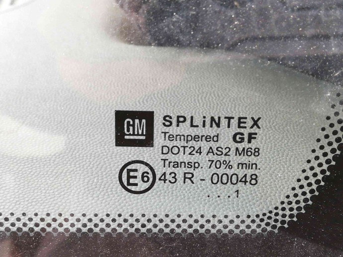 Geam fix usa dreapta spate OEM Opel Corsa C (F08, F68) [Fabr 2000-2005] 1.2 cdti