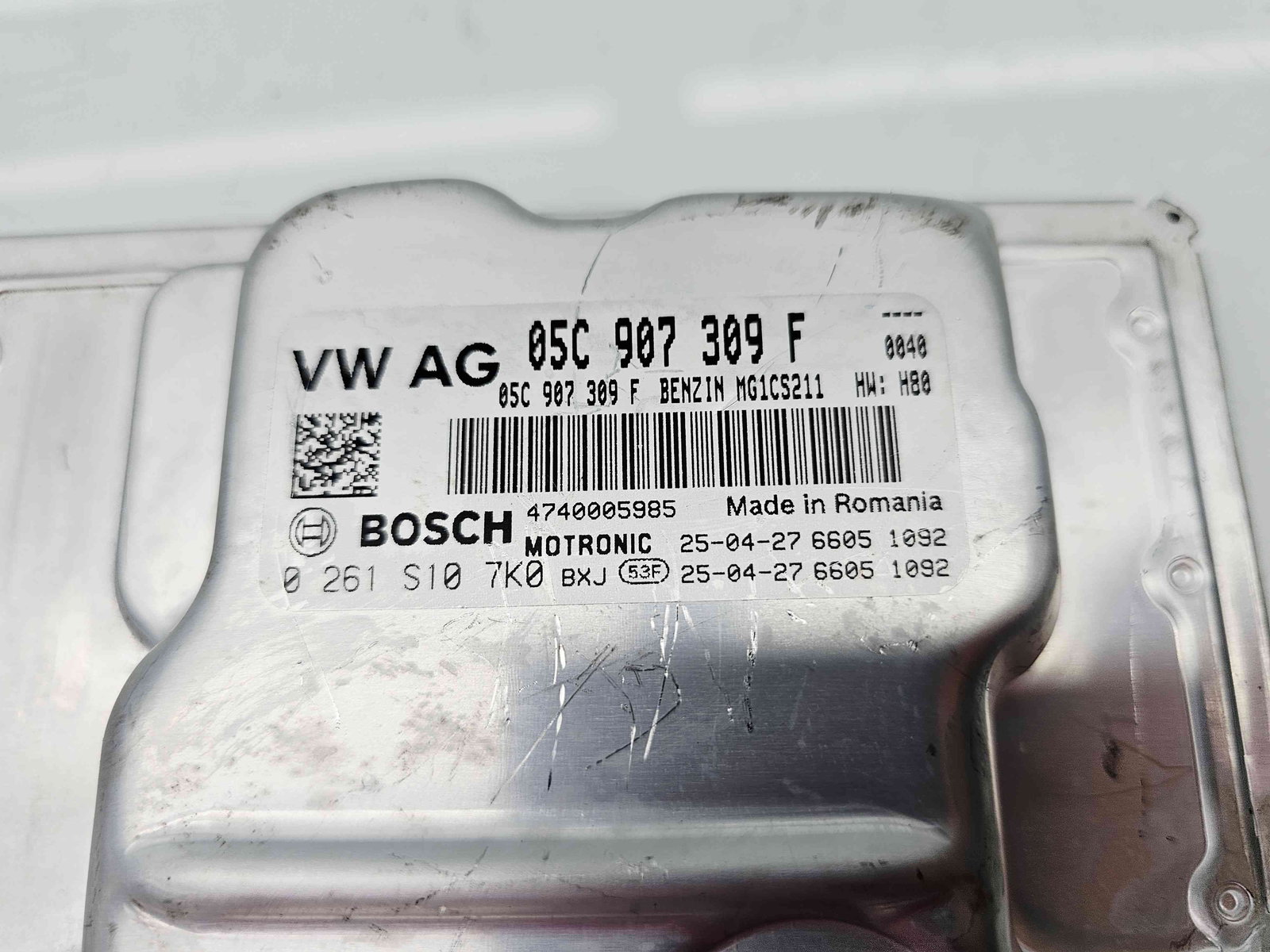 Calculator motor ECU Seat Ibiza 6 (KJ1) Facelift [Fabr 2017-prezent] 05C907309F 1.0 TSI DUSA 85KW / 115CP - imagine 3