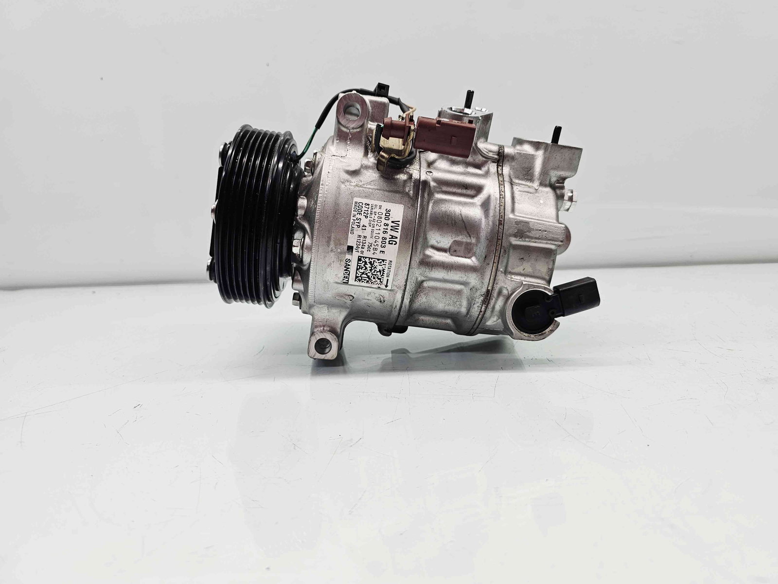 Compresor clima Seat Ibiza 6 (KJ1) Facelift [Fabr 2017-prezent] 3Q0816803E 1.0 TSI DUSA 85KW / 115CP - imagine 6