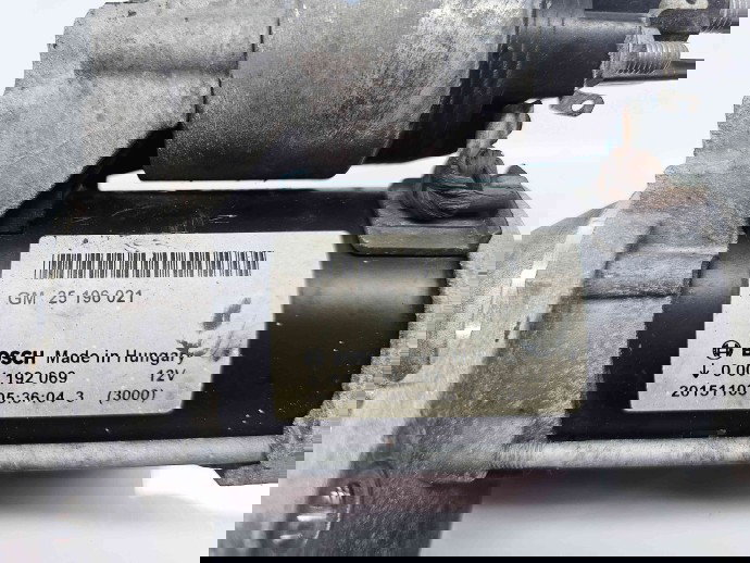  Electromotor 9 dinti Opel Corsa D [Fabr 2006-2013] 25196021 1.4 Benz A14XER74KW / 100CP