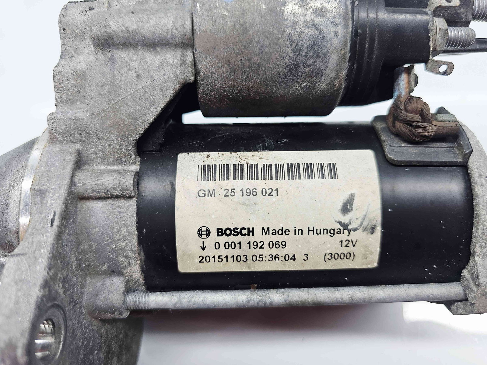 Electromotor 9 dinti Opel Corsa D [Fabr 2006-2013] 25196021 1.4 Benz A14XER74KW / 100CP - imagine 2