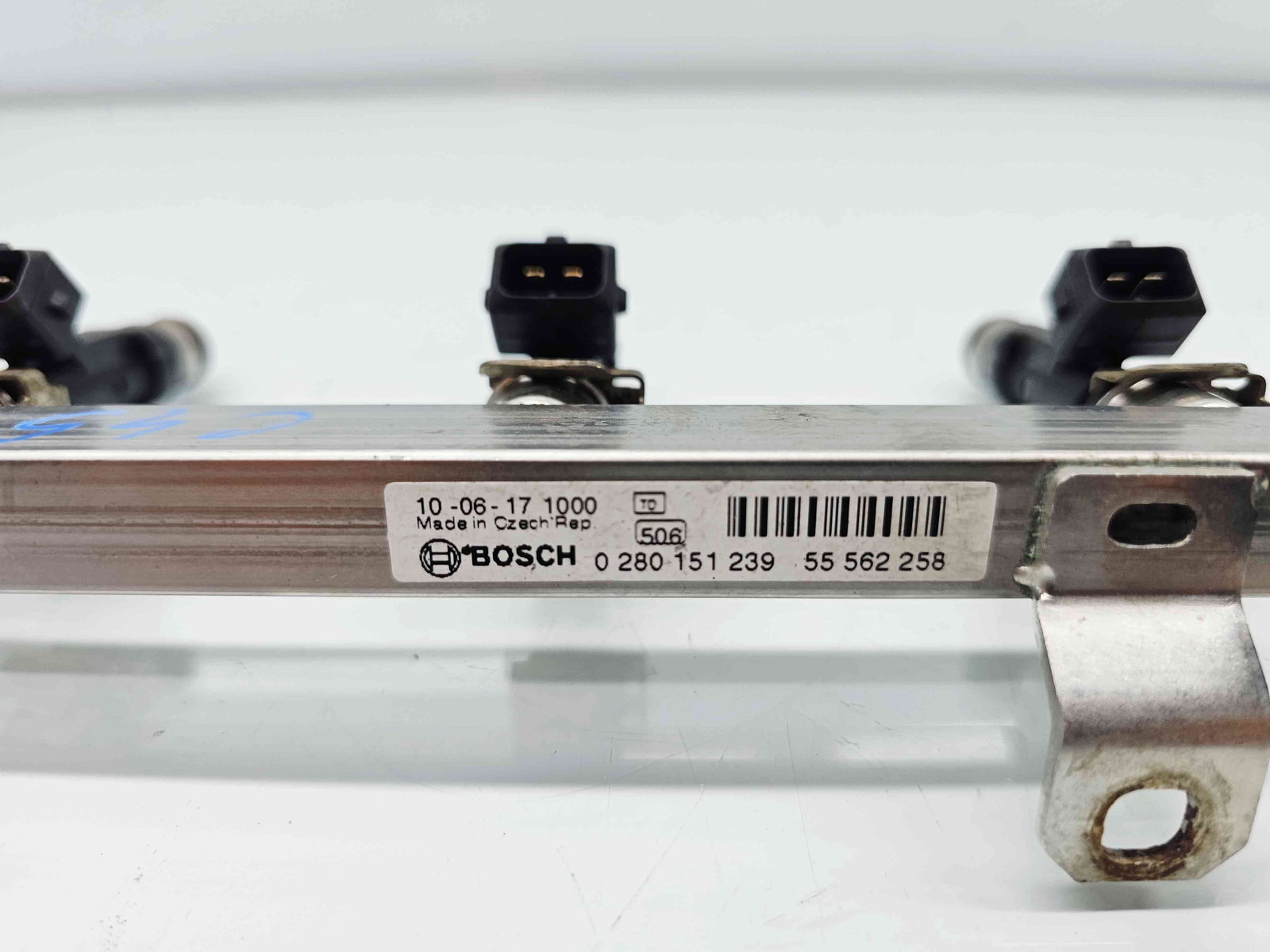 Rampa injectoare Opel Corsa D [Fabr 2006-2013] 55562258 1.4 Benz A14XER 74KW / 100CP - imagine 4