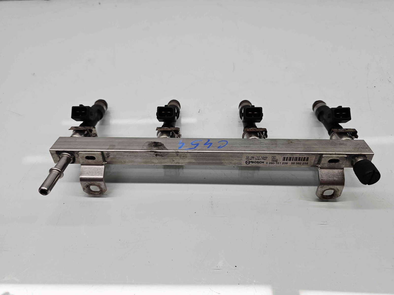 Rampa injectoare Opel Corsa D [Fabr 2006-2013] 55562258 1.4 Benz A14XER 74KW / 100CP - imagine 5