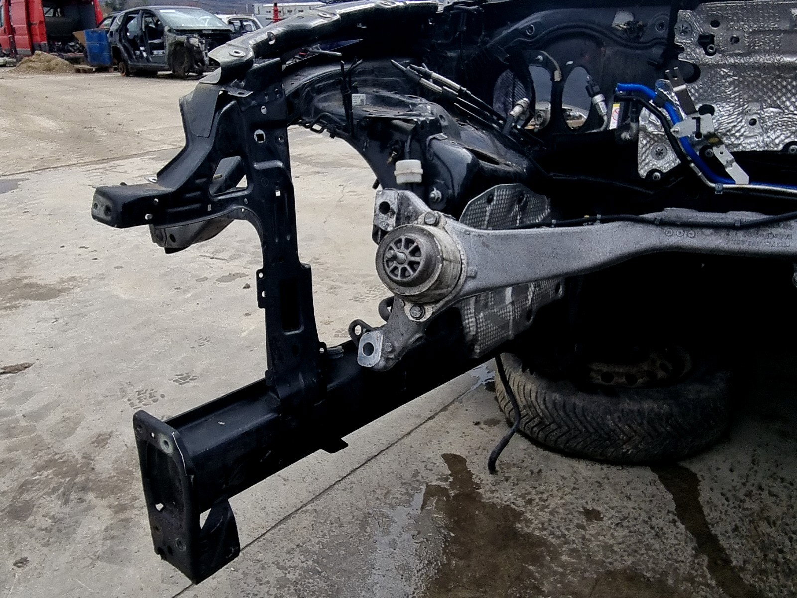 Lonjeron dreapta PORSCHE Cayenne (92A) [Fabr 2010-2017] 3.0 TDI CRCA 180KW / 245CP - imagine 2