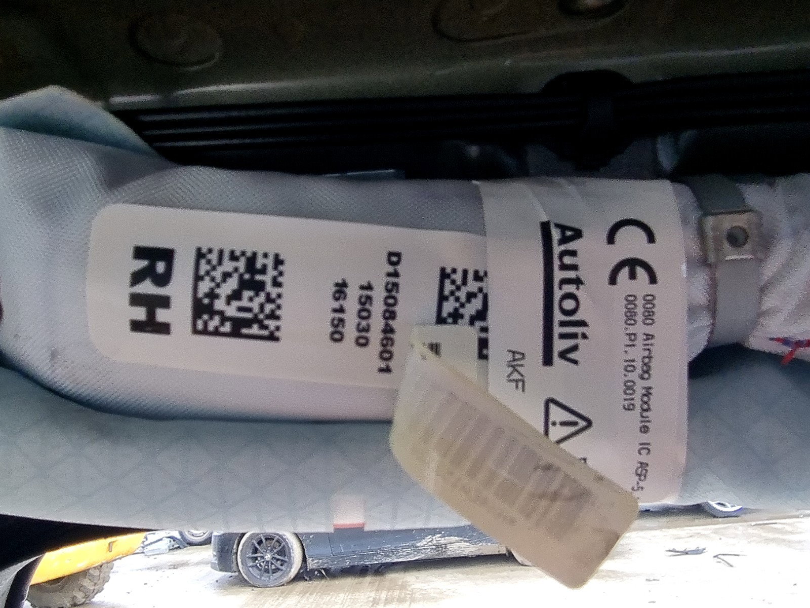 Airbag cortina dreapta Nissan Qashqai (2) [Fabr 2013-2017] D15084601 1.5 DCI K9K 81KW / 110CP - imagine 2