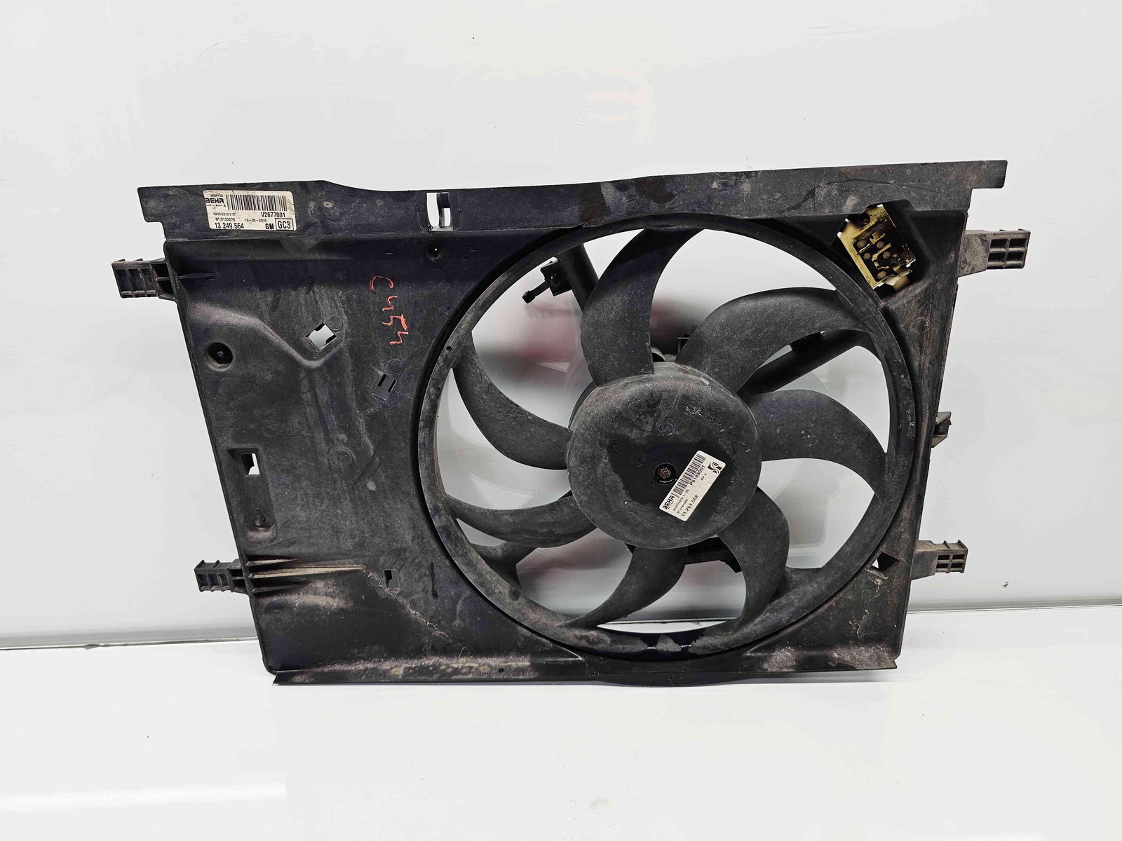 Electroventilator Opel Corsa D [Fabr 2006-2013] 13249564 1.4 Benz A14XER 74KW / 100CP - imagine 1