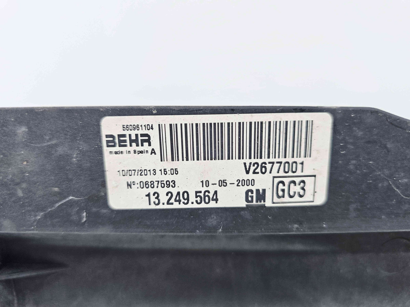 Electroventilator Opel Corsa D [Fabr 2006-2013] 13249564 1.2 Benz A12XER 63KW / 85CP - imagine 2