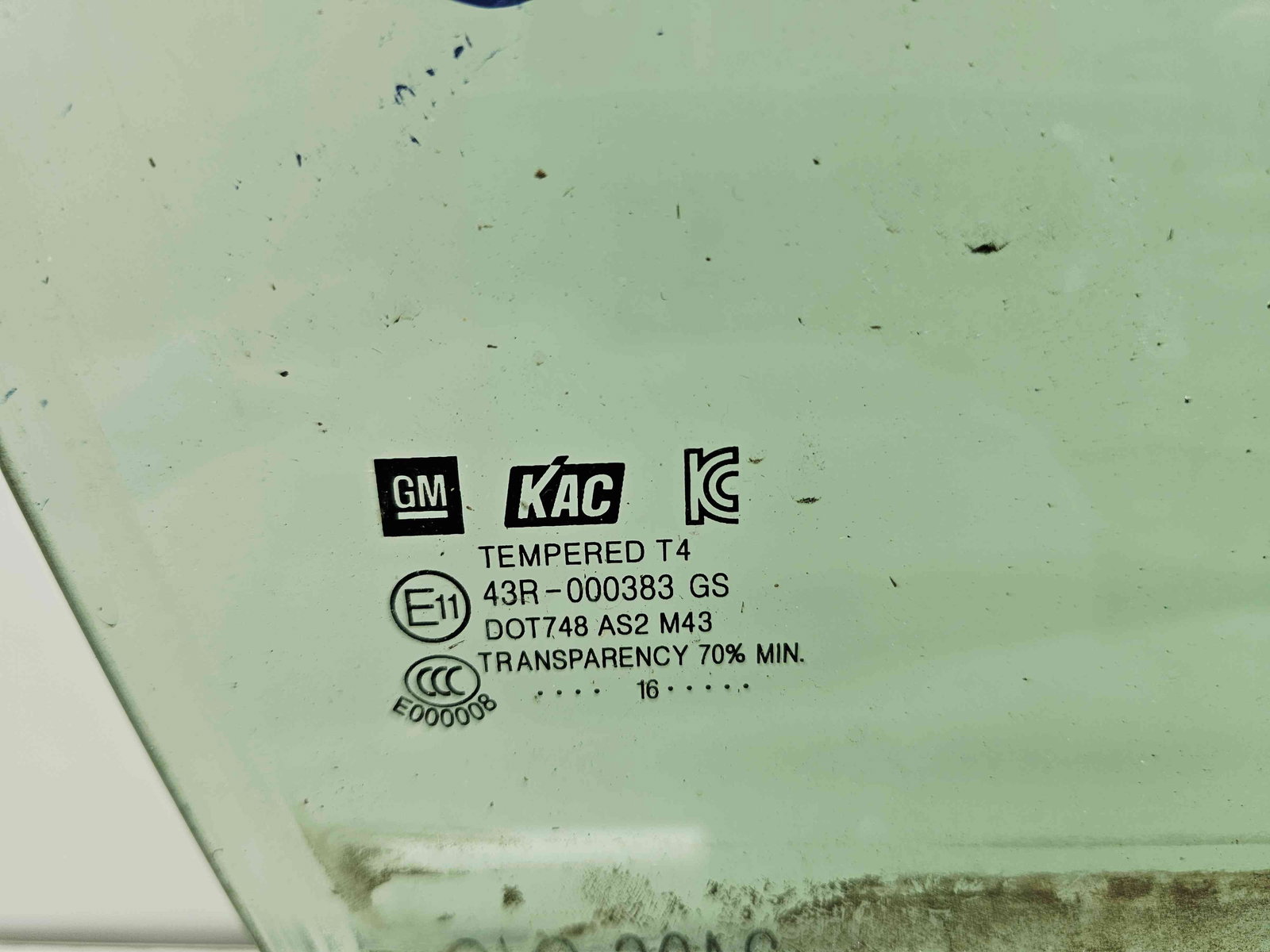 Geam usa dreapta fata Opel Mokka [Fabr 2012-2019] OEM - imagine 2