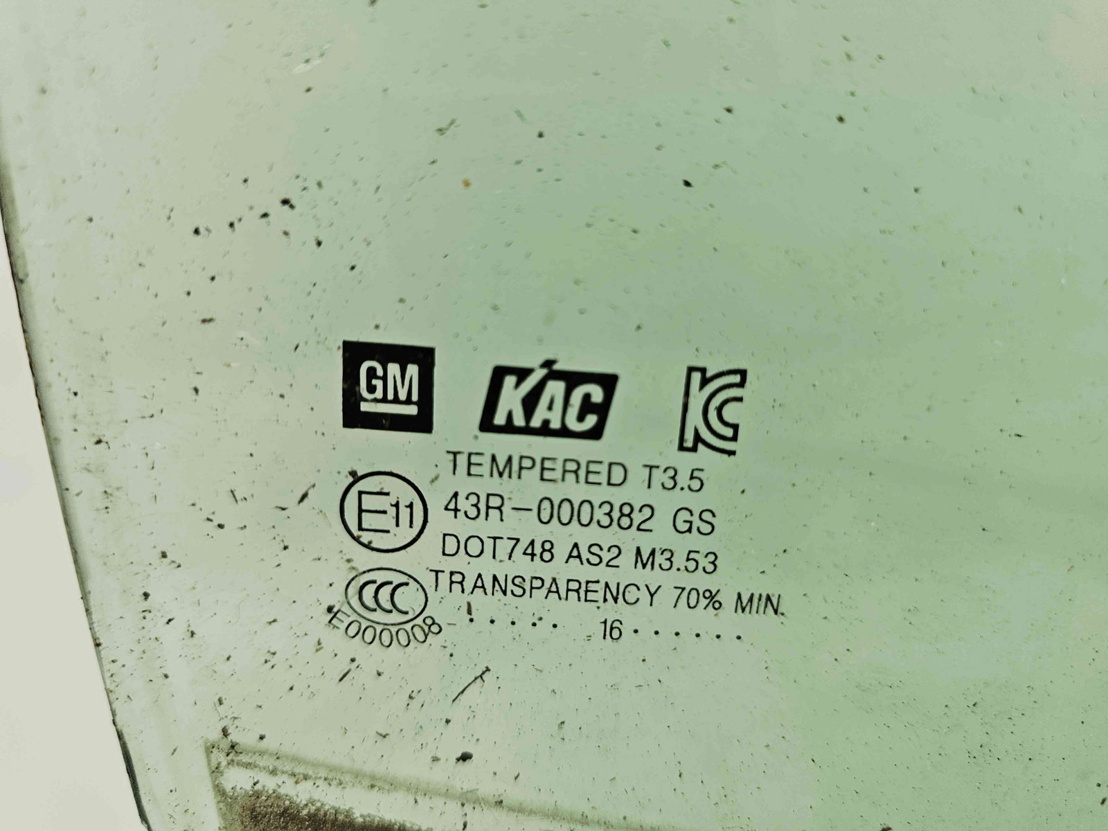 Geam usa dreapta spate Opel Mokka [Fabr 2012-2019] OEM - imagine 2