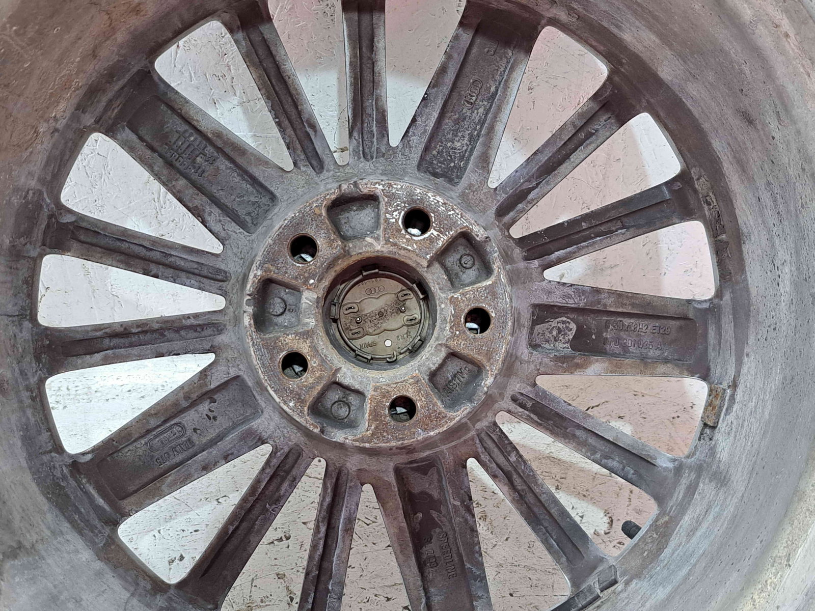 Set jante aliaj Audi A5 Sportback (8TA) Facelift [Fabr 2009-2015] 5X112, 8.5JX18H2, ET29 - imagine 9