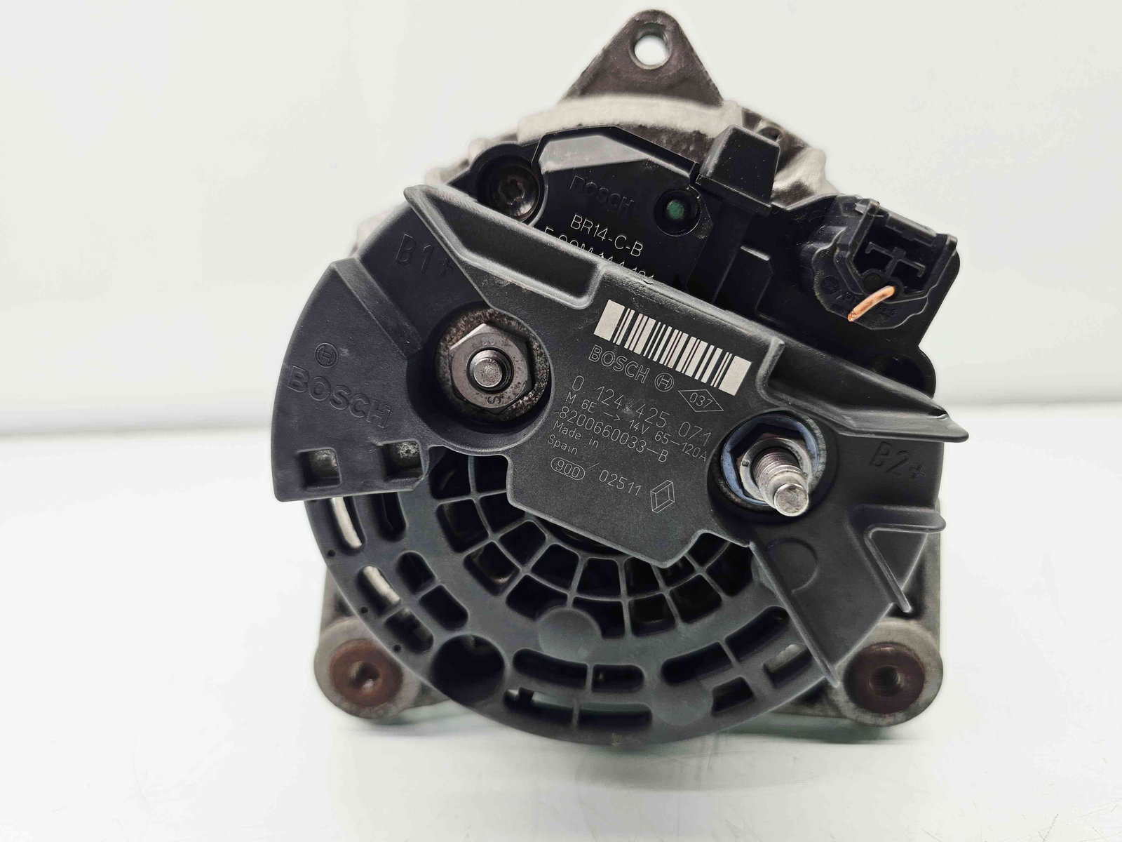 Alternator Renault Megane 3 (B95) [Fabr 2008-2016] 8200660033 1.6 Benz K4M858 81KW / 110CP - imagine 3