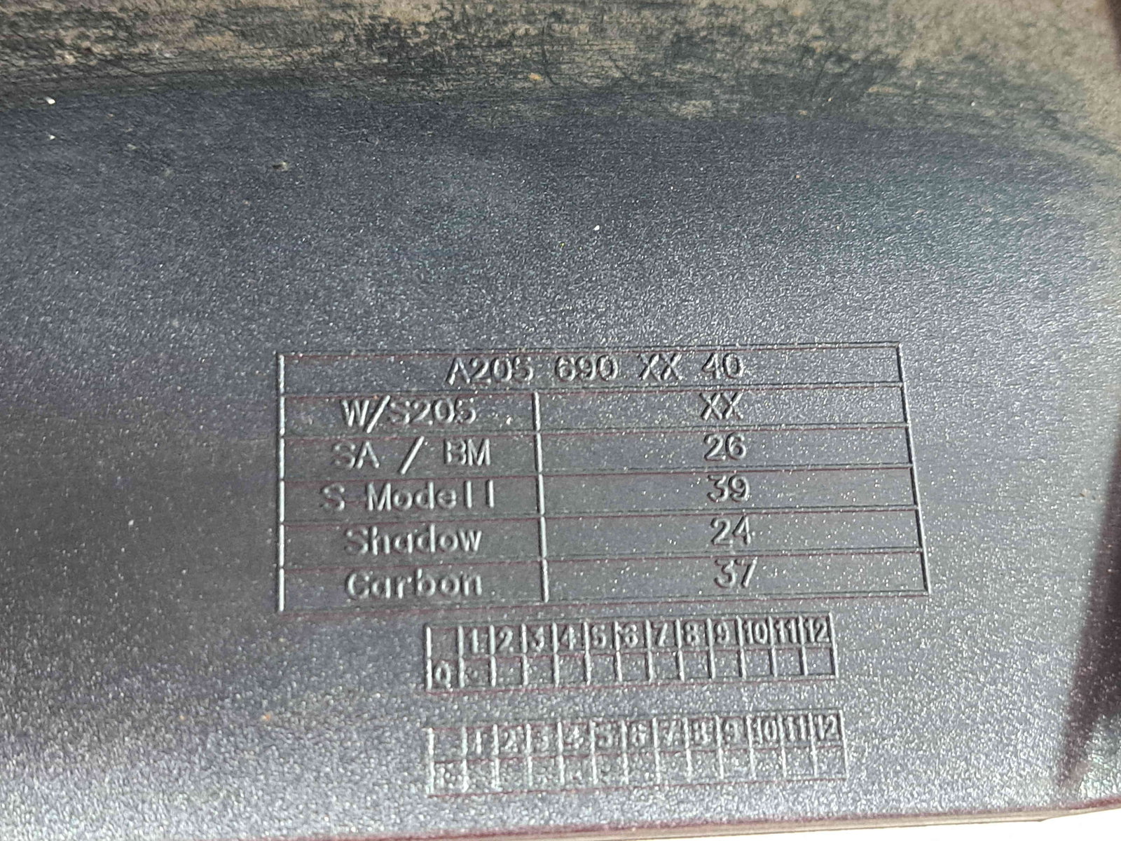 Prag lateral dreapta Mercedes Clasa C Combi (S205) [Fabr 2015-prezent] A205690XX40 - imagine 5