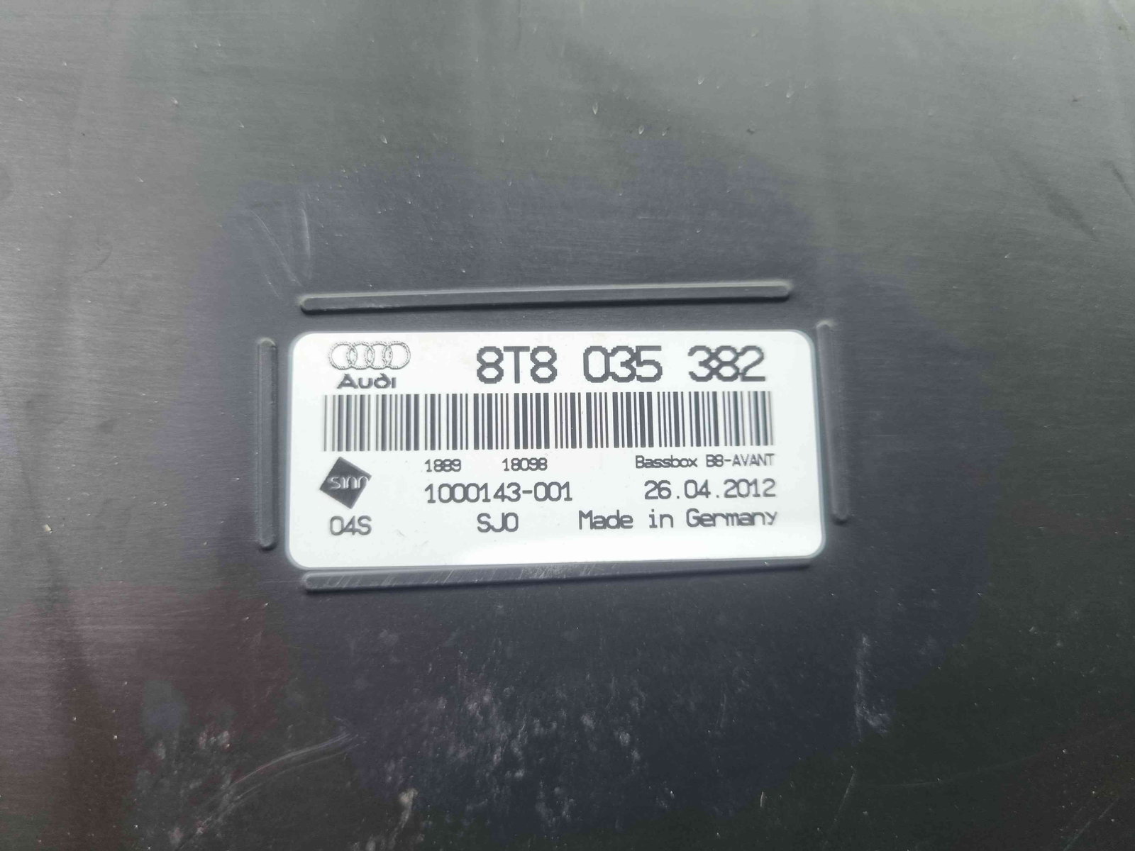 Subwoofer Audi A5 Sportback (8TA) Facelift [Fabr 2009-2015] 8T8035382 - imagine 5