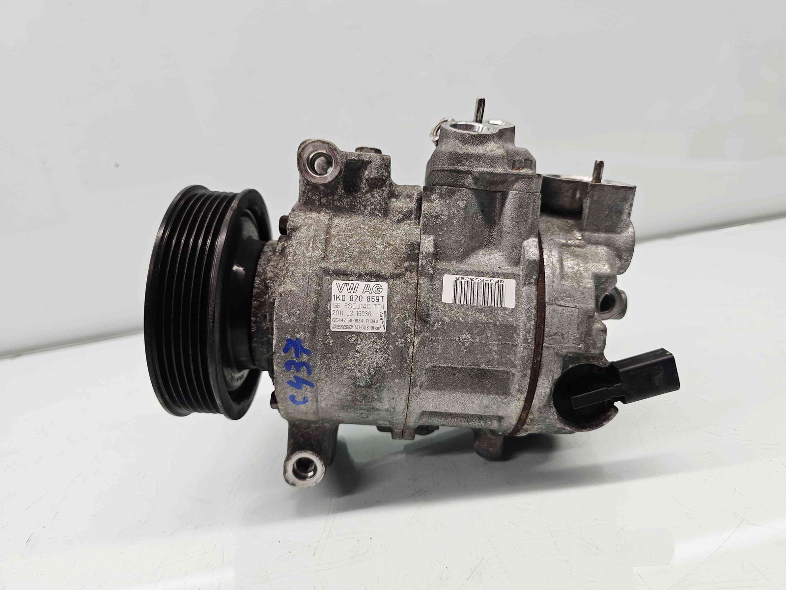 Compresor clima AUDI A3 (8P1) [Fabr 2003-2012] 1K0820859T 1.6 Benz BSE 75KW / 102CP - imagine 3