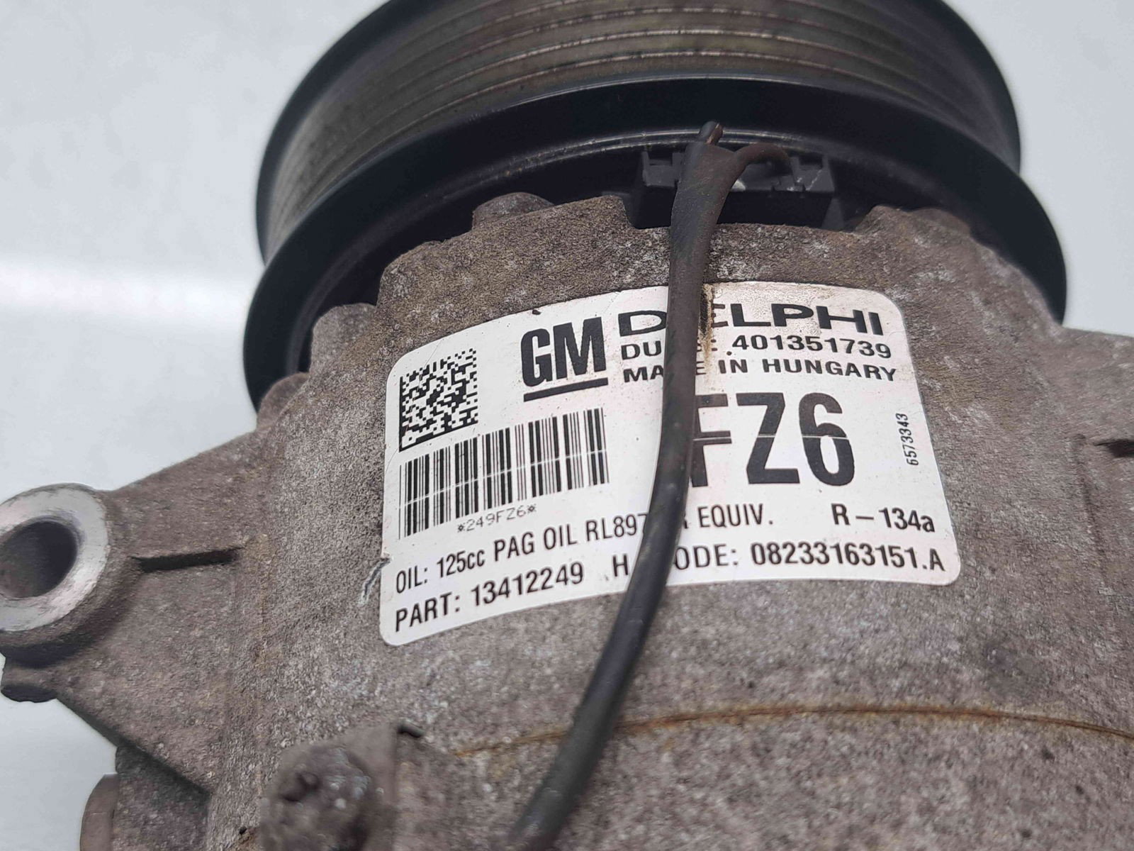 Compresor clima Opel Astra J [Fabr 2009-2015] 13412249 2.0 CDTI A20DT 121KW / 165CP - imagine 4