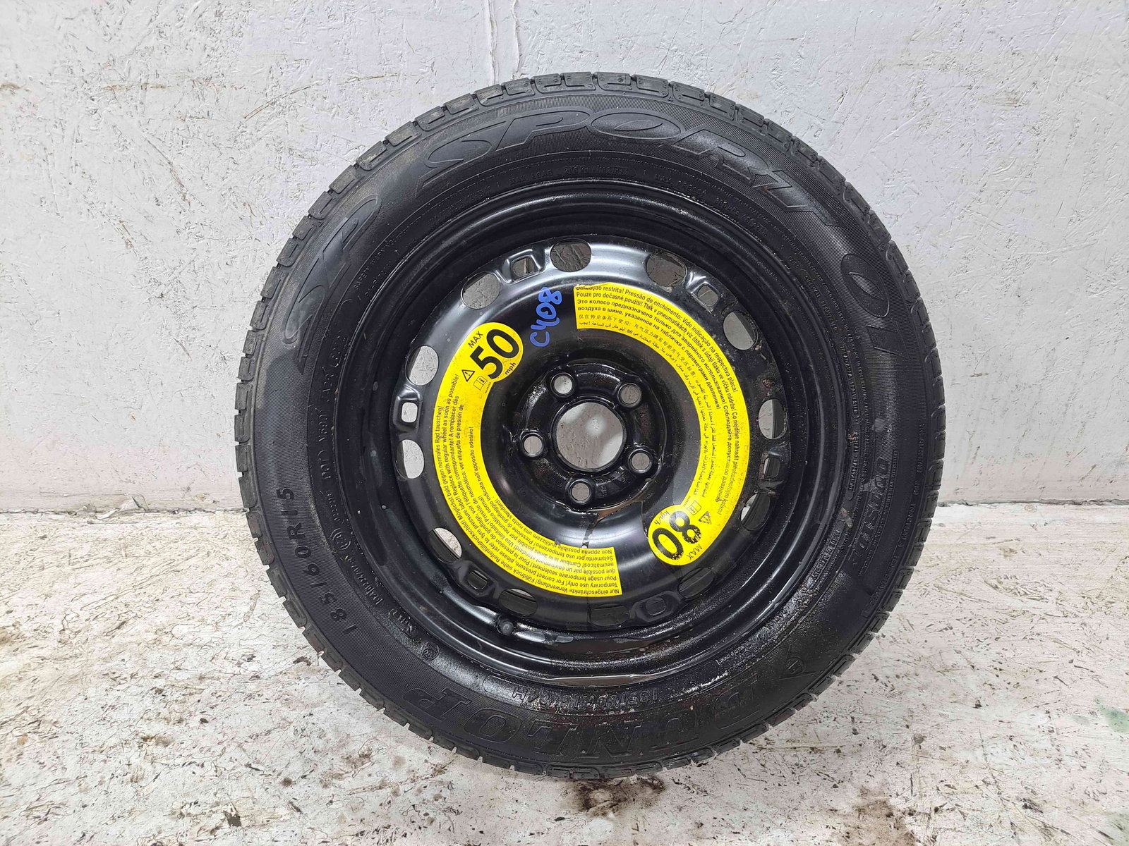 Roata rezerva Seat Toledo 4 (KG3) [Fabr 2012-2018] 185/60 R15, 5X112 - imagine 1