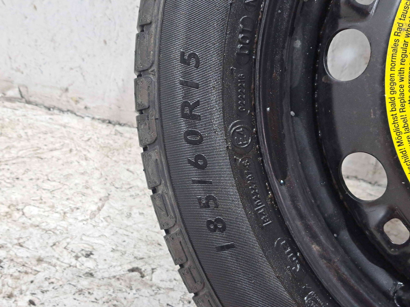 Roata rezerva Seat Toledo 4 (KG3) [Fabr 2012-2018] 185/60 R15, 5X112 - imagine 4