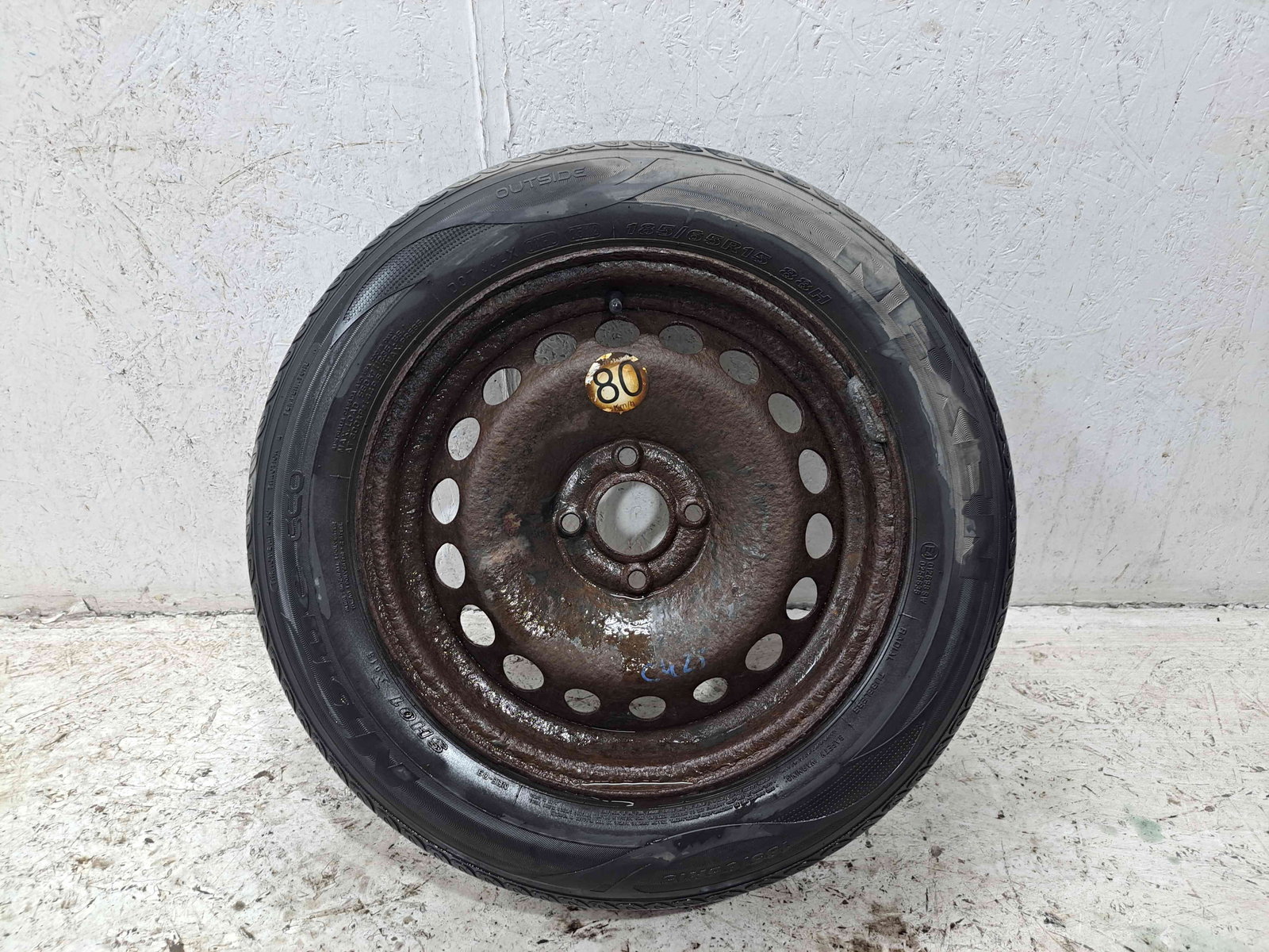 Roata rezerva Renault Clio 4 (B98) Hatchback [Fabr 2012-2020] 185/65 R15, 4X100 - imagine 1