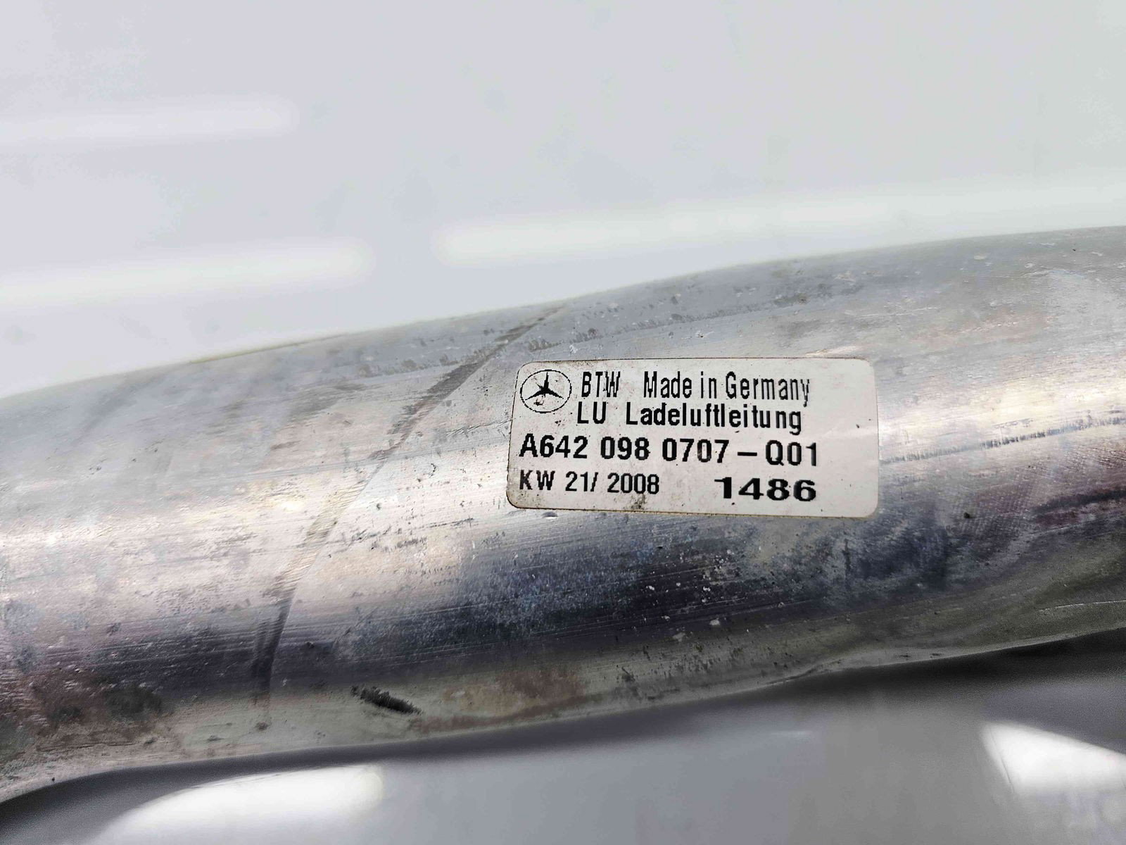 Tub intercooler Mercedes CLS (C219) [Fabr 2004-2011] A6420980707 3.0 CDI 642920 165KW / 224CP - imagine 5