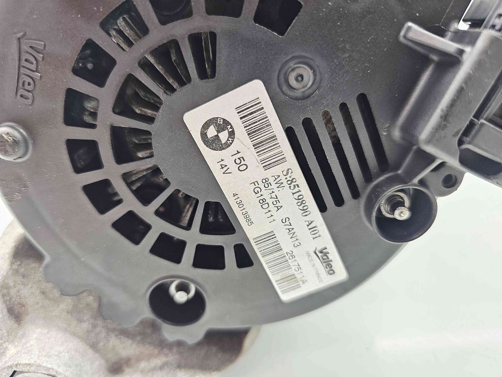 Alternator Bmw 5 (F10) [Fabr 2011-2016] 8519890 2.0 N47D 85KW / 115CP - imagine 3