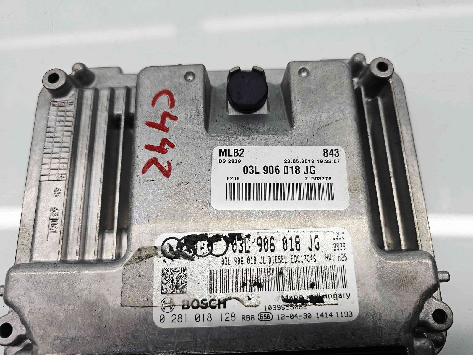 Calculator motor ECU AUDI A4 (8K2, B8) [Fabr 2008-2015] 03L906018JG 2.0 TDI CGLC 130KW / 177CP - imagine 3