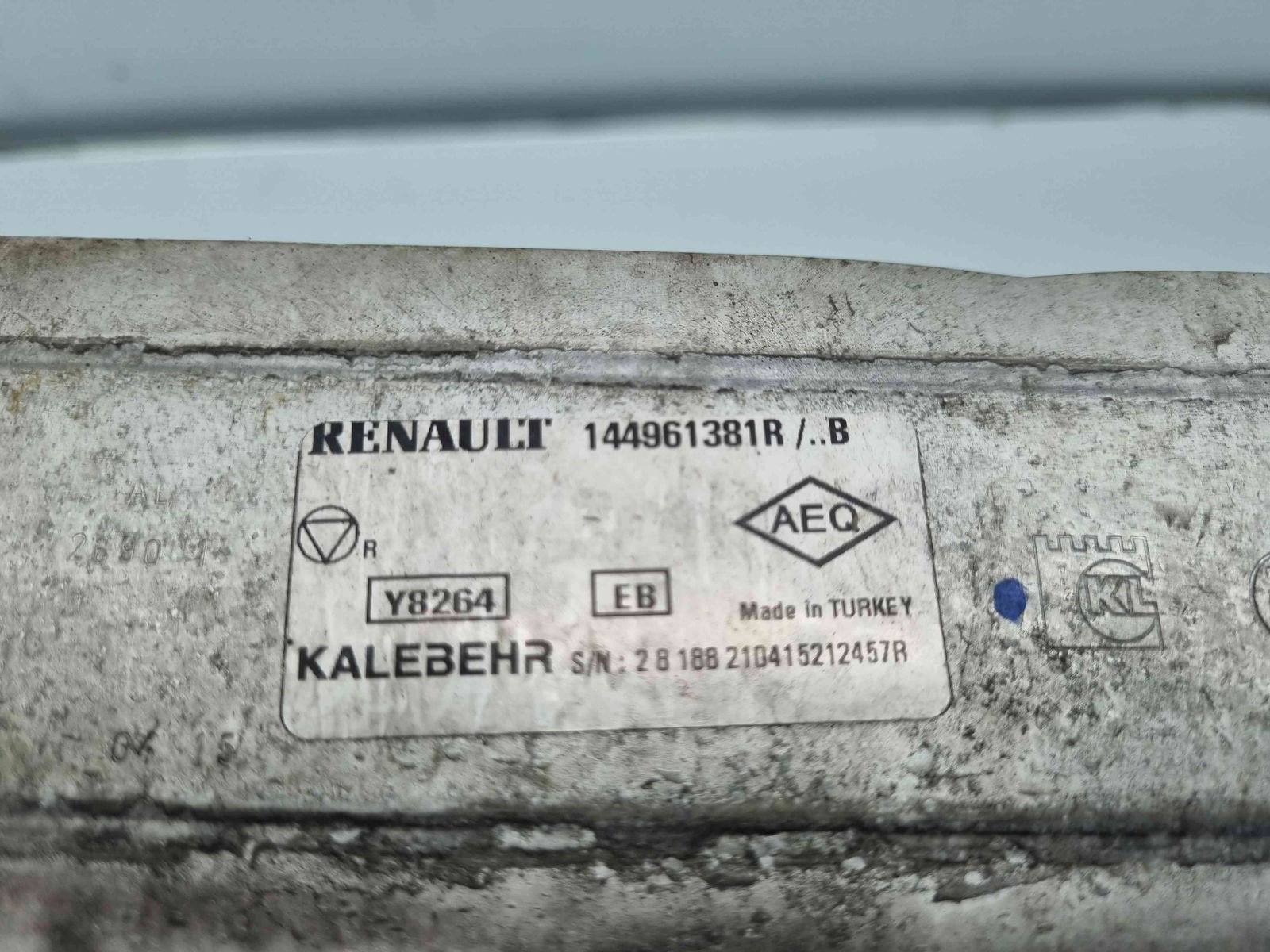 Radiator intercooler Renault Clio 4 [Fabr 2012-prezent] 144961381R 1.5 dCi K9K608 66KW / 90CP - imagine 2