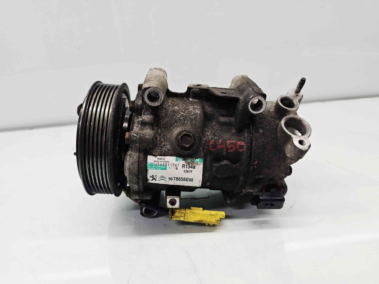 Compresor clima PEUGEOT 308 [Fabr 2007-2013] 9678656080 1.6 HDI DV6DTED 68KW / 92CP - imagine 5