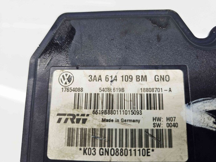 Pompa ABS  Volkswagen Passat B7 (362) [Fabr 2010-2014] 3AA614109BM 2.0 TDI CFGC 130KW / 177CP